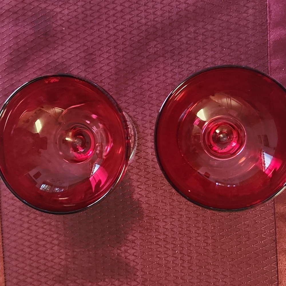 40th Anniversary wine glasses - Picture 3 of 6